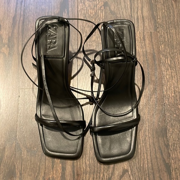 ZARA Strappy Heeled Sandals